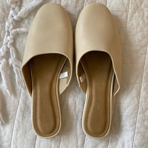 Cream Mules